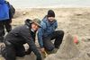 Sandkastalakeppni í Holtsfjöru í Önundarfirð 1 ágúst 2009