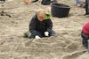 Sandkastalakeppni í Holtsfjöru í Önundarfirð 1 ágúst 2009
