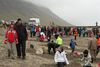 Sandkastalakeppni í Holtsfjöru í Önundarfirð 1 ágúst 2009